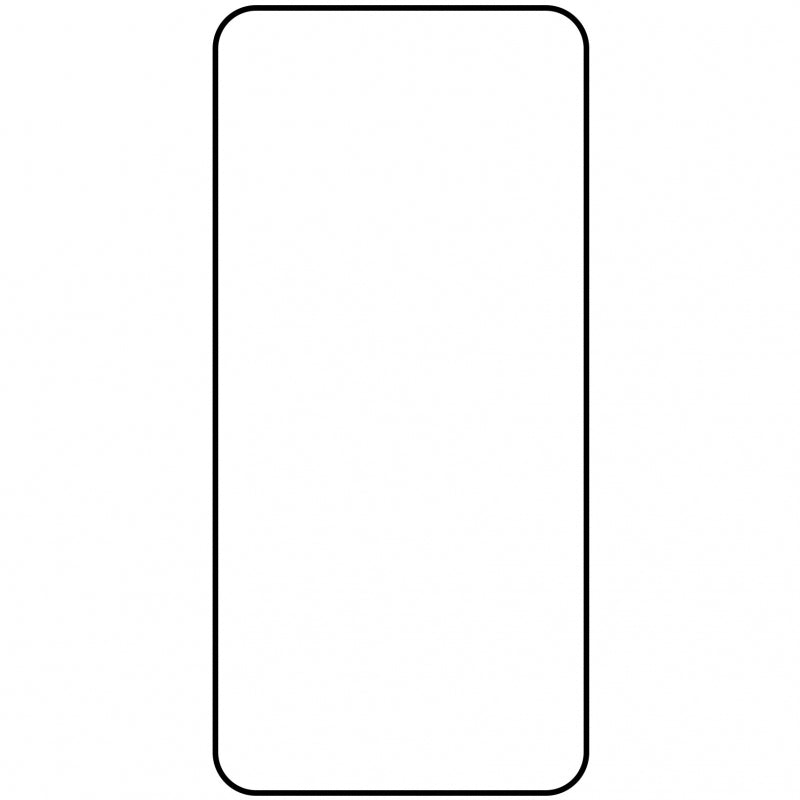 Blue Shield képernyővédő fólia Oppo Reno13 FS 5G / Reno13 F 4G / Reno13 F készülékekhez, edzett üveg, teljes ragasztó, tokbarát, fekete
