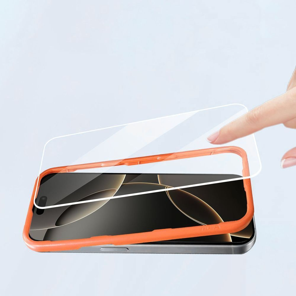 Tech-Protect Quick Set+ védőfólia a Samsung Galaxy A57 5G kijelzőjére és hátsó kamerájára, Edzett üveg, Teljes ragasztás, 3 darabos készlet
