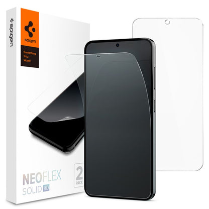 Spigen Neo Flex képernyővédő fólia Samsung Galaxy S24 S921-hez, Műanyag, 2 darabos készlet AFL07439