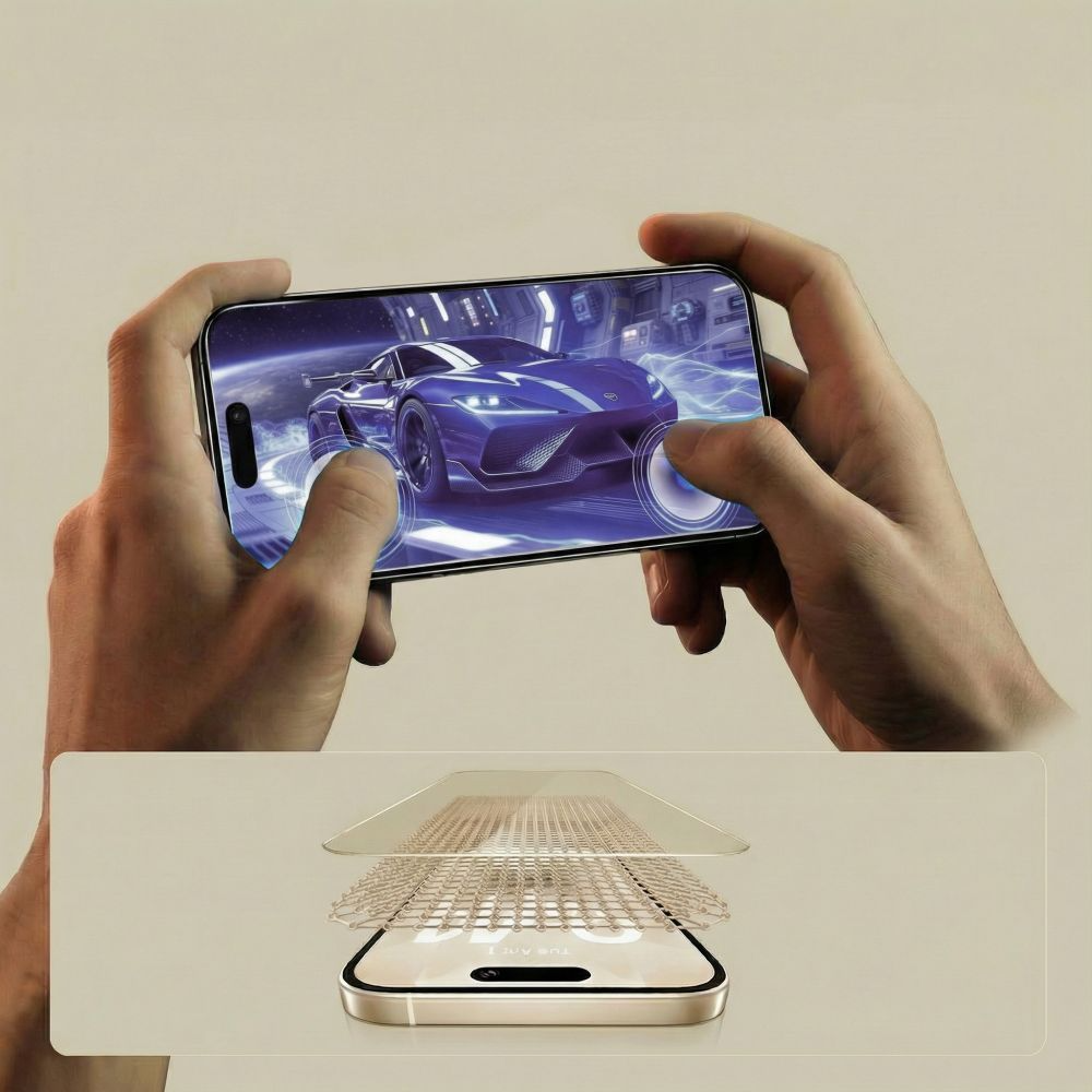 Tech-Protect FIT+ képernyővédő fólia Samsung Galaxy S26 Ultra S948 készülékhez, edzett üveg, teljes ragasztó, 2 darabos készlet