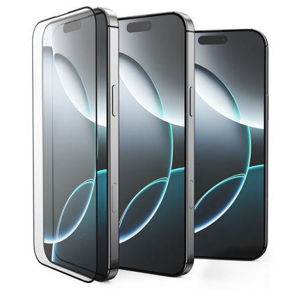 Tech-Protect FIT+ védőfólia Xiaomi Redmi Note 15 Pro 5G-hez, Edzett üveg, Teljes ragasztás, 2 darabos készlet, 2.5D, Fekete