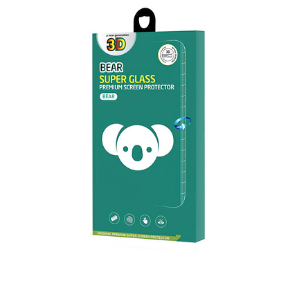 Bear Super Hard Screen Protector Film for Samsung Galaxy S26 Ultra S948, Tempered Glass, Full Glue, 3D, Black