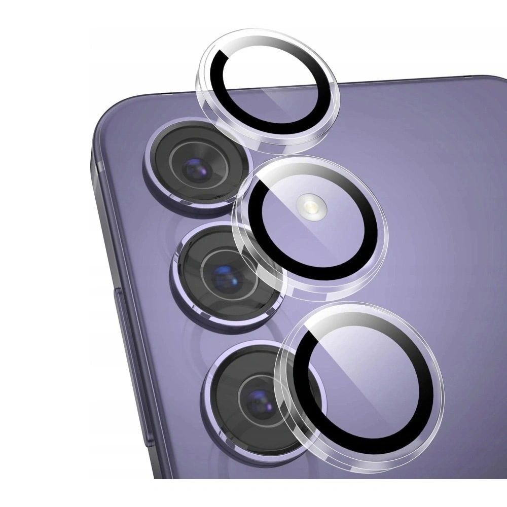 Tech-Protect Quick Set+ védőfólia a Samsung Galaxy A57 5G kijelzőjére és hátsó kamerájára, Edzett üveg, Teljes ragasztás, 3 darabos készlet