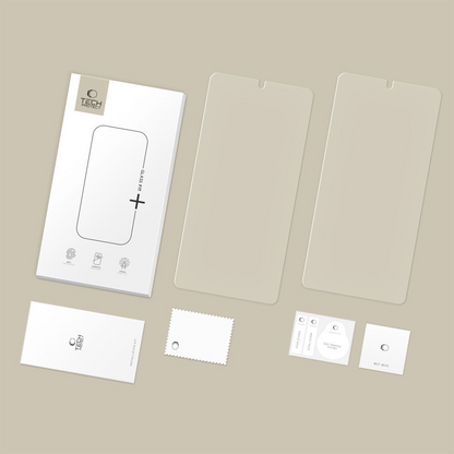 Tech-Protect FIT+ képernyővédő fólia Samsung Galaxy S26 Ultra S948 készülékhez, edzett üveg, teljes ragasztó, 2 darabos készlet