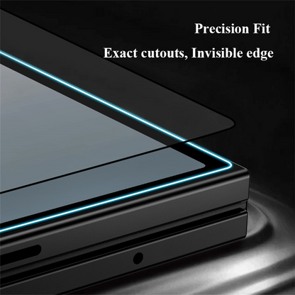 Lereach Külső Képernyővédő fólia Samsung Galaxy Z Fold8 Ultra F976 / Z Fold7 F966 készülékhez, Edzett Üveg, Teljes Ragasztó, Fekete