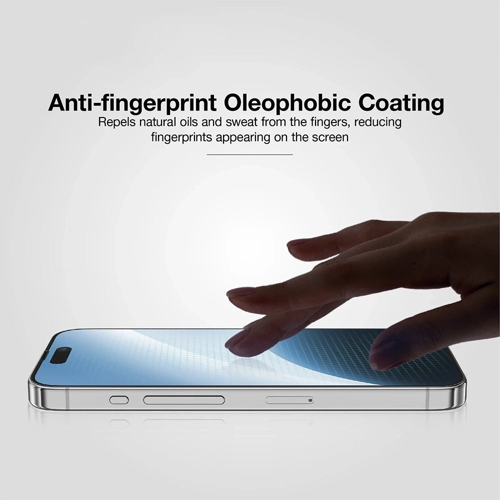 Anank 10X Reinforced CG védőfólia Apple iPhone 17 Pro Max készülékhez, Edzett üveg, Teljes ragasztás, 2.5D, Fekete
