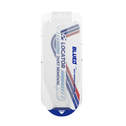 Blueo Anti-Dust HD Applicator Pro képernyővédő fólia Apple iPhone 16 Pro Max készülékhez, edzett üveg, teljes ragasztó, fekete