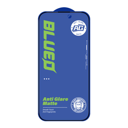 Blueo Anti-Glare Screen Protector Film for Apple iPhone 11 Pro / XS / X, Tempered Glass, Full Glue, Black