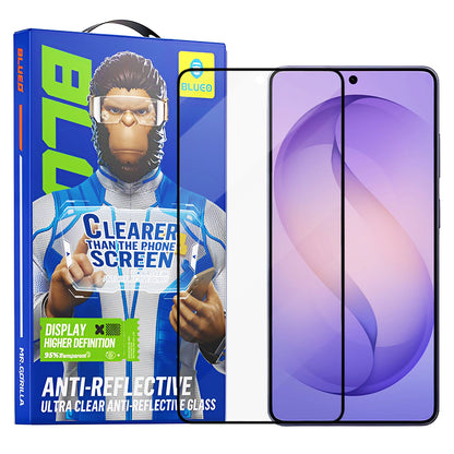 Blueo Anti-Reflective HD Screen Protector for Samsung Galaxy S26 Ultra S948, Tempered Glass, Full Glue, Black
