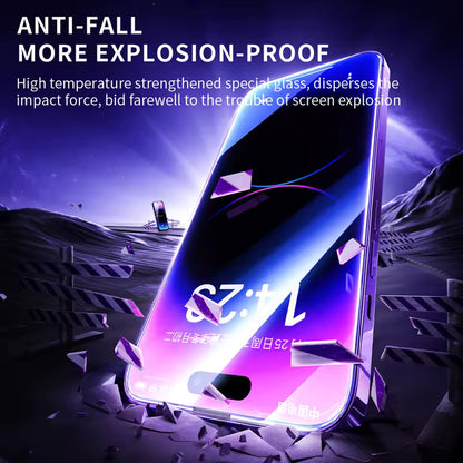 Blueo Anti-Static HD Screen Protector Film for Apple iPhone 11 Pro Max / XS Max, Tempered Glass, Full Glue, Black