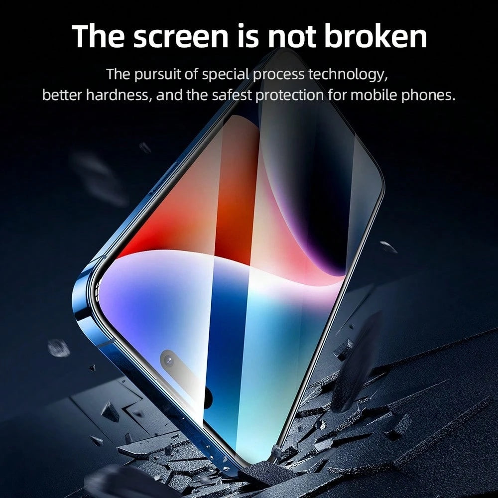 Blueo AR Applicator Pro képernyővédő fólia Apple iPhone 16 Pro Max készülékhez, edzett üveg, teljes ragasztó, 3D, fekete
