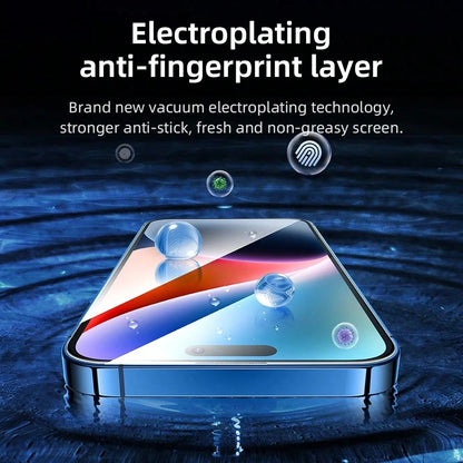 Blueo AR Applicator Pro képernyővédő fólia Apple iPhone 16 Pro Max készülékhez, edzett üveg, teljes ragasztó, 3D, fekete