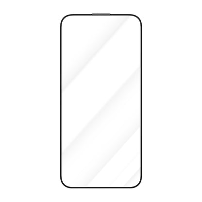 Blueo Crystal karcálló képernyővédő fólia Apple iPhone 16 Pro-hoz, edzett üveg, teljes ragasztó, fekete