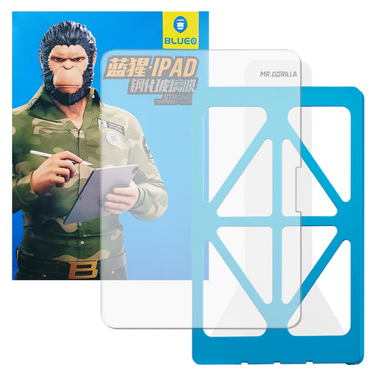 Blueo HD Applicator Pro Screen Protector for Apple iPad Air (2022) / Pro 11 (2021) / Air (2020), Tempered Glass, Full Glue