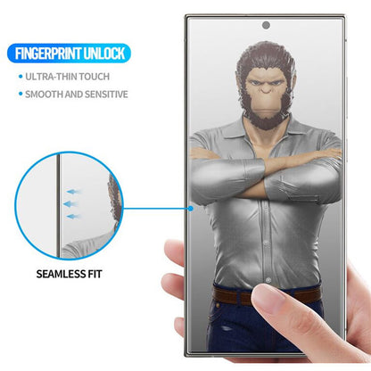 Blueo HD Applicator Pro Screen Protector Film for Apple iPhone 16 Pro Max, Tempered Glass, Full Glue, 3D, Black