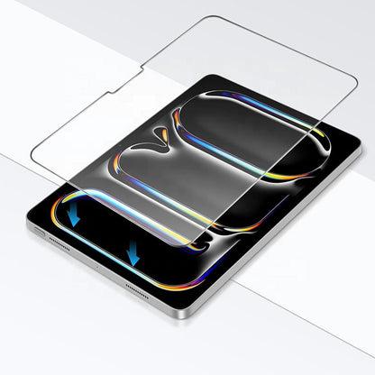 Blueo HD képernyővédő fólia Apple iPad mini (2024) / mini (2021) készülékhez, edzett üveg, teljes ragasztóval