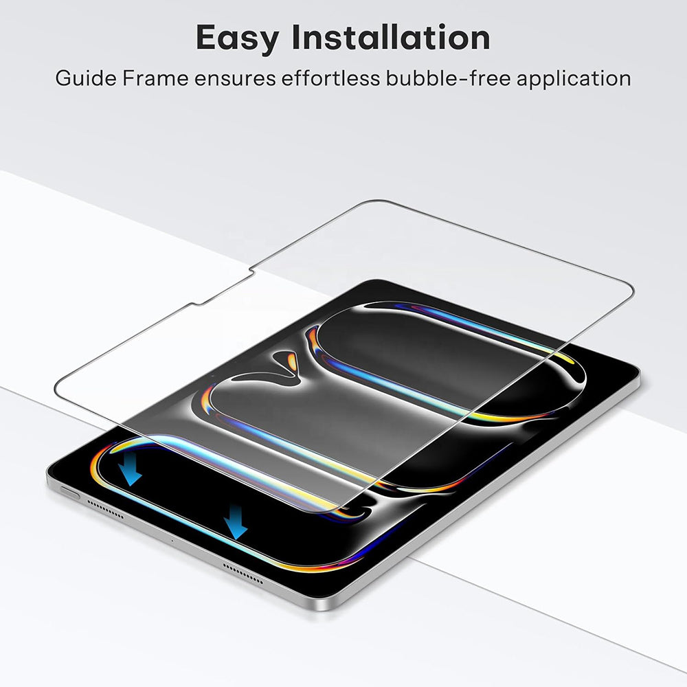 Blueo HD képernyővédő fólia Apple iPad mini (2024) / mini (2021) készülékhez, edzett üveg, teljes ragasztóval