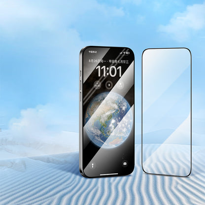 Blueo HD védőfólia Samsung Galaxy S26 Plus S947-hez, Edzett üveg, Teljes ragasztás, 2.5D, 5 darabos készlet, Fekete