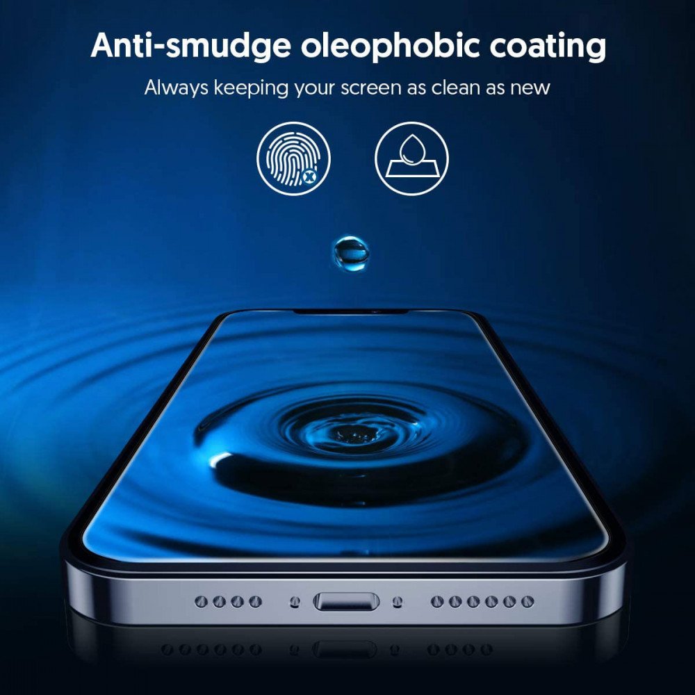 Blueo HD védőfólia Samsung Galaxy S26 Plus S947-hez, Edzett üveg, Teljes ragasztás, 2.5D, 5 darabos készlet, Fekete