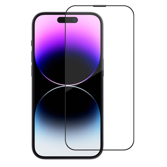 Blueo Sapphire Applicator Pro képernyővédő fólia Apple iPhone 16 Pro Max készülékhez, edzett üveg, teljes ragasztó, fekete