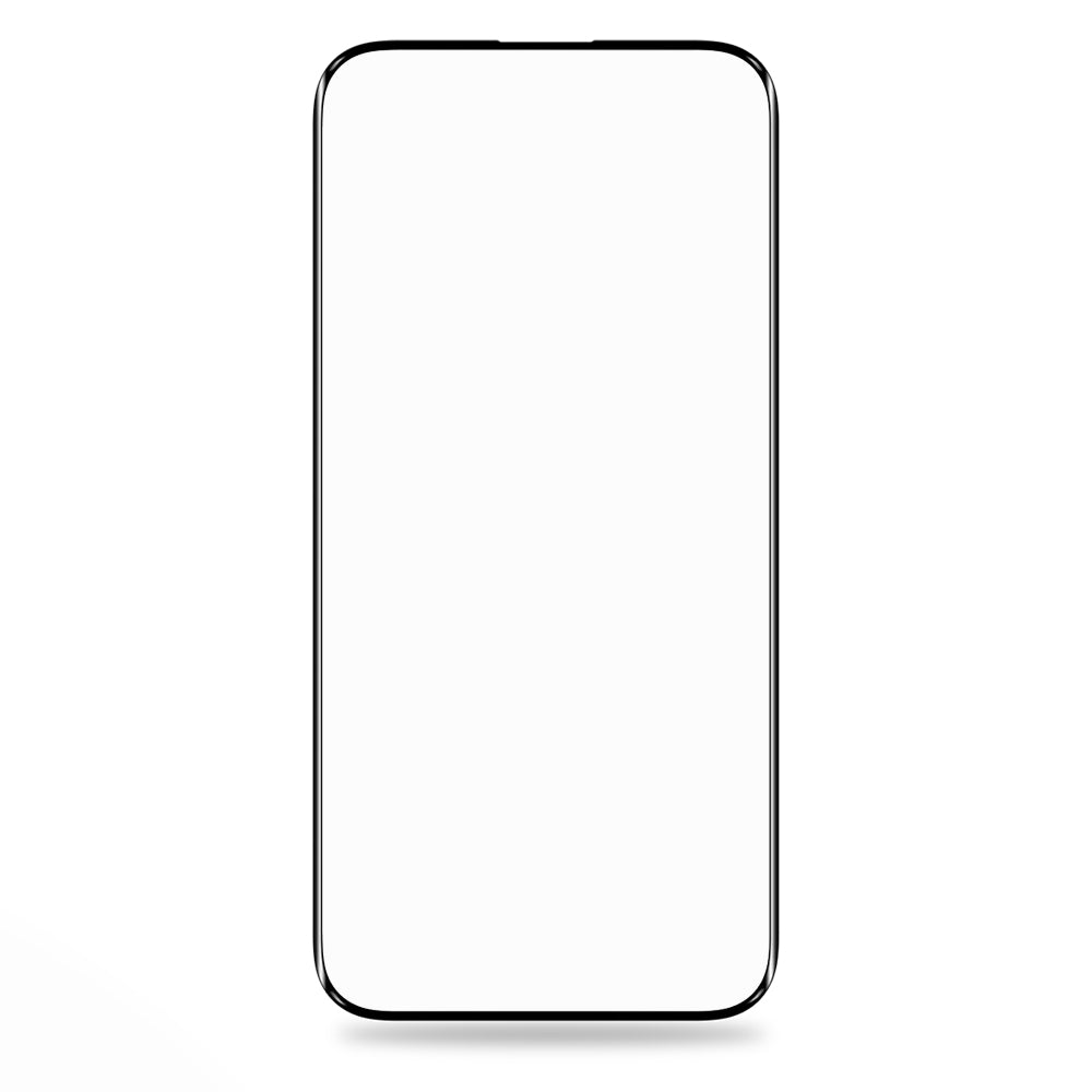 Blueo Silk HD Screen Protector Film for Apple iPhone 16 / 15, Tempered Glass, Full Glue, Set of 5 pieces, 2.5D, Black