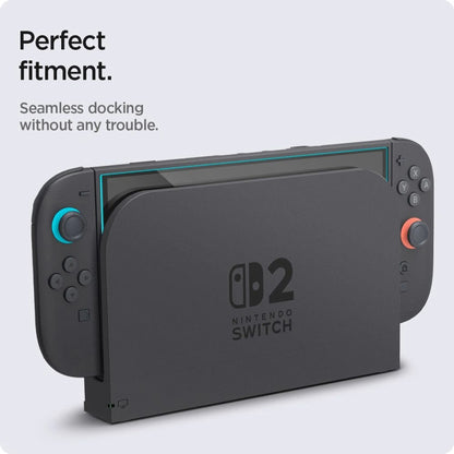Techsuit SwitchAura képernyővédő fólia Nintendo Switch 2-höz, Edzett üveg, 2 darabos készlet