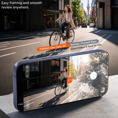 Torras Sunview AR képernyővédő fólia Apple iPhone 18 Pro / 17 Pro készülékhez, edzett üveg, teljes ragasztóval