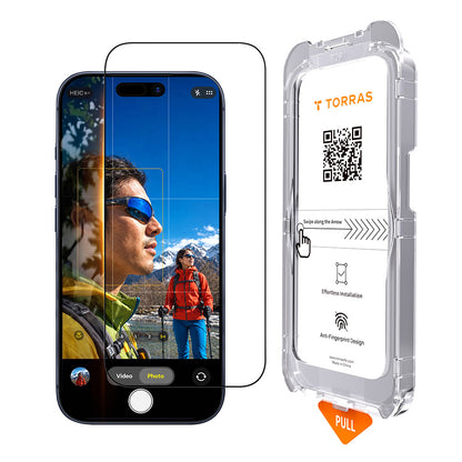 Torras Sunview AR képernyővédő fólia Apple iPhone 18 Pro Max / 17 Pro Max készülékhez, edzett üveg, teljes ragasztóval