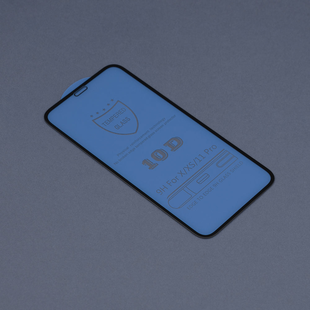 DUX DUCIS képernyővédő fólia Apple iPhone 11 Pro / XS / X készülékhez, edzett üveg, Edge Glue, fekete