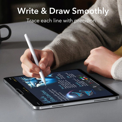 ESR Armorite Paper Feel UltraFit képernyővédő fólia Apple iPad Air 11 (2026) / Air 11 (2025) készülékekhez, Edzett üveg, Teljes ragasztás, 2 darabos készlet