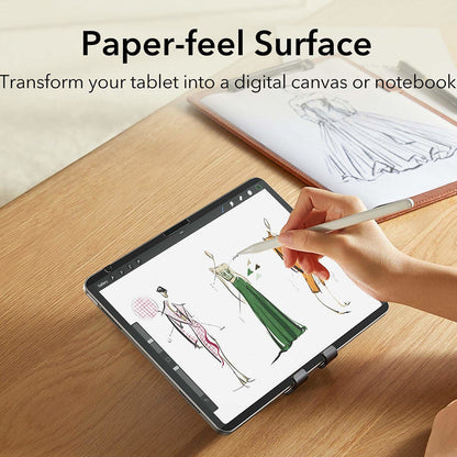 ESR Paper Feel Magnetic képernyővédő fólia Apple iPad-hez (2025) / (2022), Műanyag