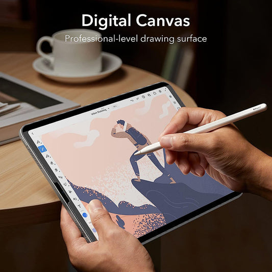 ESR Paper Feel Magnetic képernyővédő fólia Apple iPad Air 11 (2025) / Air 11 (2024) készülékekhez, Műanyag