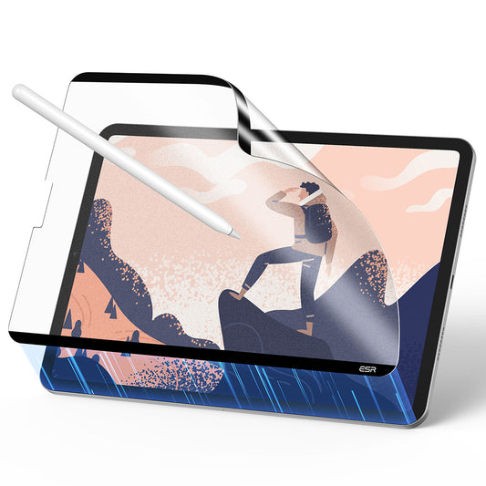 ESR Paper Feel Magnetic képernyővédő fólia Apple iPad Air 11 (2025) / Air 11 (2024) készülékekhez, Műanyag