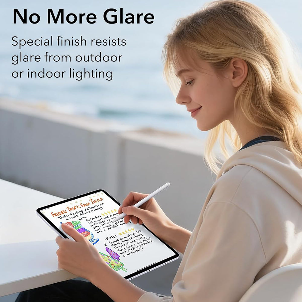 ESR Paper Feel UltraFit képernyővédő fólia Apple iPad Air 13 (2026) / Air 13 (2025) készülékekhez, Műanyag, 2 darabos készlet