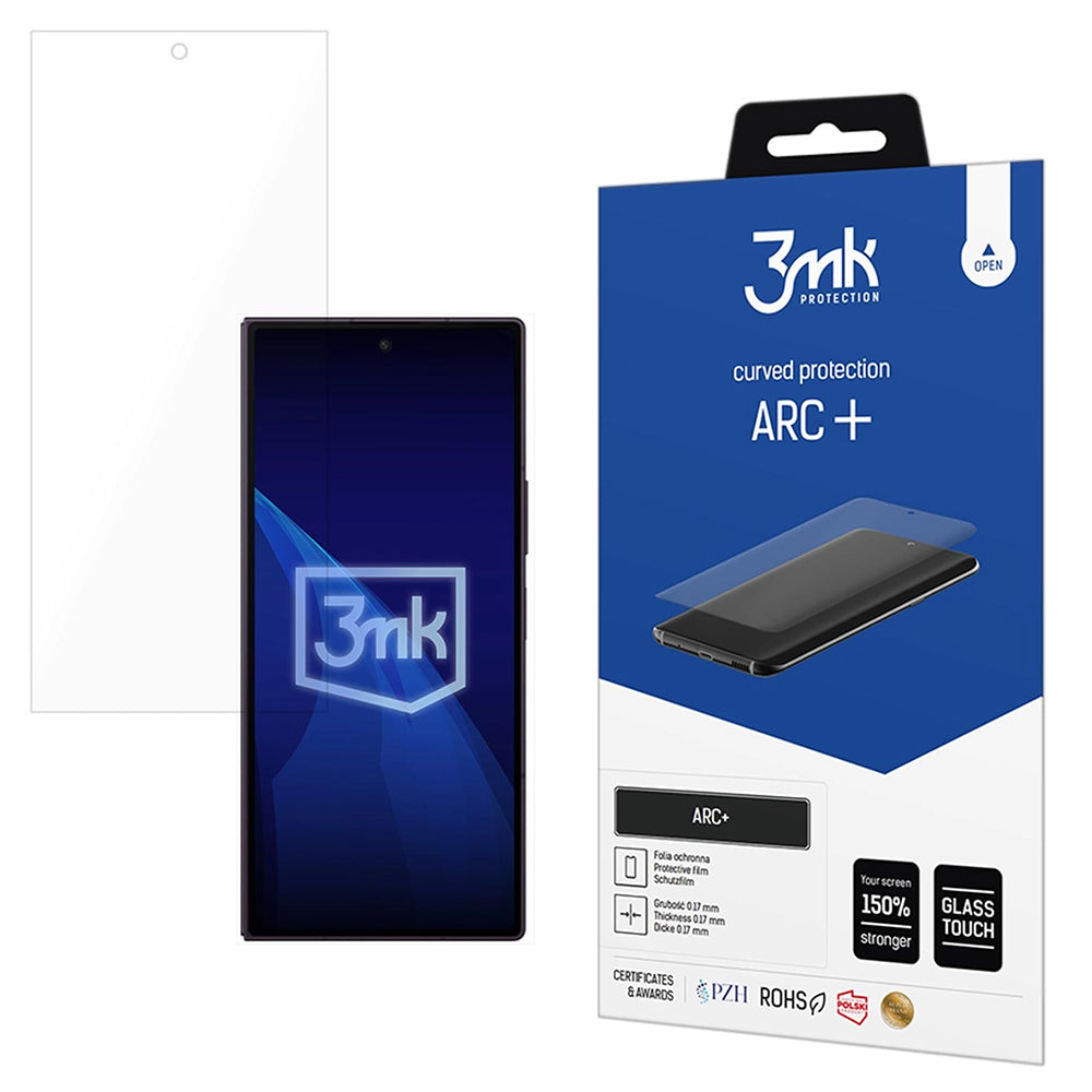3MK ARC+ Külső Képernyővédő fólia Samsung Galaxy Z Fold8 Ultra F976-hez, Műanyag