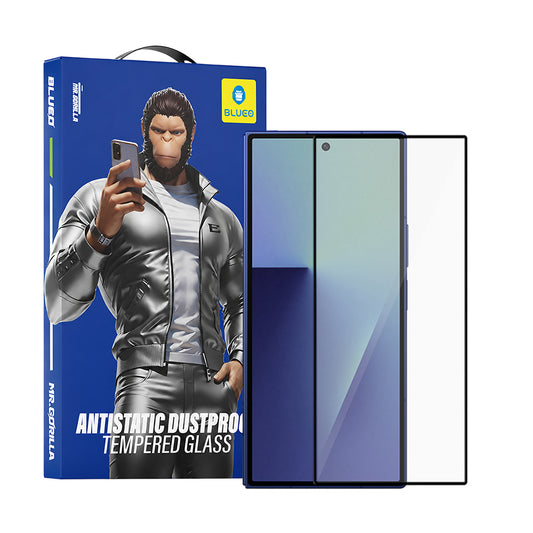 Blueo HD Külső Képernyővédő fólia Samsung Galaxy Z Fold8 Ultra F976 / Z Fold7 F966 készülékhez, Edzett Üveg, Teljes Ragasztó, 2.5D, Fekete
