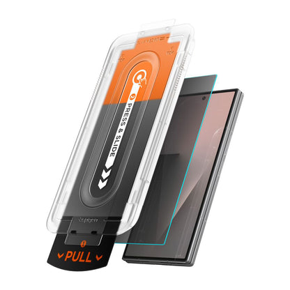Spigen GlastR EZ FIT Pro HD Külső Privacy Képernyővédő fólia Samsung Galaxy Z Fold8 Ultra F976-hez, Edzett Üveg, Teljes Ragasztóval