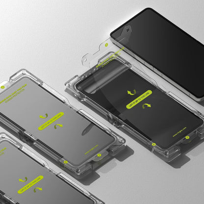Belső képernyővédő fólia Ringke Dual Easy Pro Samsung Galaxy Z Flip7 F766-hoz, Műanyag, 2 darabos készlet