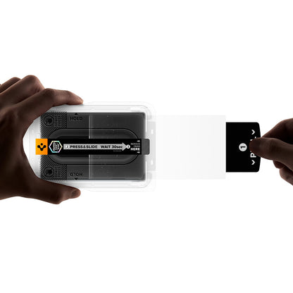 Spigen GlastR EZ FIT Pro HD Külső Képernyővédő fólia Samsung Galaxy Z Fold8 F971-hez, Edzett Üveg, Teljes Ragasztó AGL11942