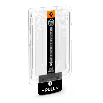 Spigen GlastR EZ FIT Pro HD Külső Képernyővédő fólia Samsung Galaxy Z Fold8 F971-hez, Edzett Üveg, Teljes Ragasztó, 2 darabos készlet AGL11943