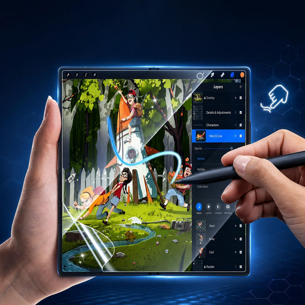 Blueo HD belső képernyővédő fólia Samsung Galaxy Z Fold8 Ultra F971 / Z Fold7 F966 készülékekhez, műanyag