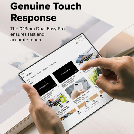 Ringke Dual Easy Pro belső képernyővédő fólia Samsung Galaxy Z Fold7 F966 készülékhez, műanyag, 2 darabos szett