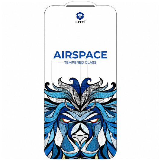 Lito Airspace Border képernyővédő fólia Apple iPhone 18 Pro / 17 Pro készülékhez, edzett üveg, teljes ragasztás
