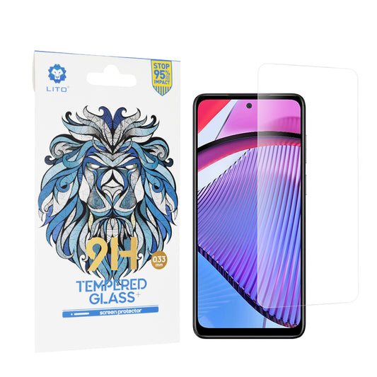 Lito Classic képernyővédő fólia Motorola Moto G Power 5G-hez, edzett üveg, teljes ragasztó, 2.5D