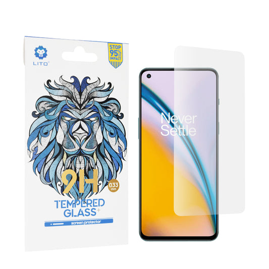 Lito Classic képernyővédő fólia OnePlus Nord 2T / Nord CE 5G / Nord 2 5G készülékekhez, edzett üveg, teljes ragasztó, 2.5D