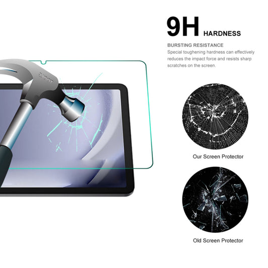 Lito Classic képernyővédő fólia Samsung Galaxy Tab A11+ / Tab A9+ készülékhez, edzett üveg, teljes ragasztó, 2.5D