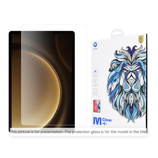 Lito Classic képernyővédő fólia Samsung Galaxy Tab S10 Ultra / Tab S9 Ultra készülékhez, edzett üveg, teljes ragasztó, 2.5D