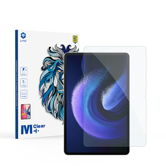 Lito Classic képernyővédő fólia Xiaomi Pad 6 / 6 Pro-hoz, edzett üveg, teljes ragasztó, 2.5D