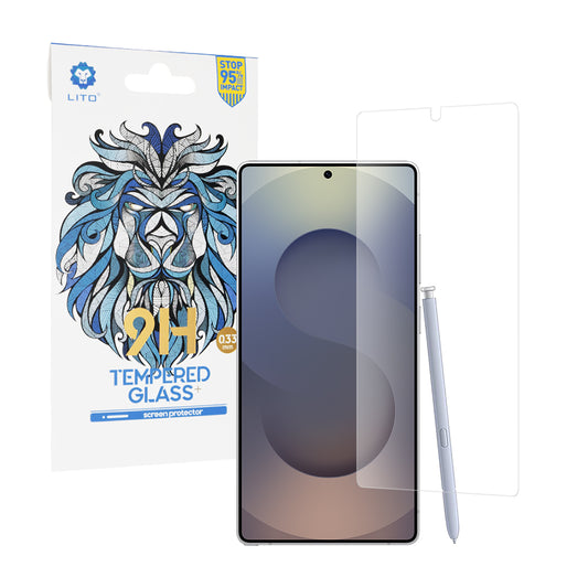 Lito Classic Ultra Thin képernyővédő fólia Samsung Galaxy S25 Ultra S938-hoz, edzett üveg, teljes ragasztó, 2.5D