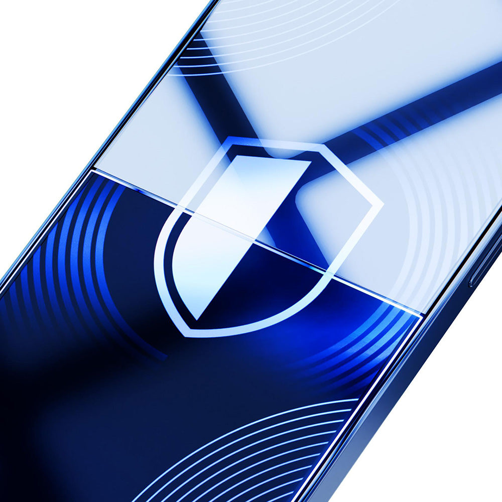 Matt 3MK HardGlass Max képernyővédő fólia Apple iPhone 17 Air-hez, Edzett üveg, Teljes ragasztás, Fekete